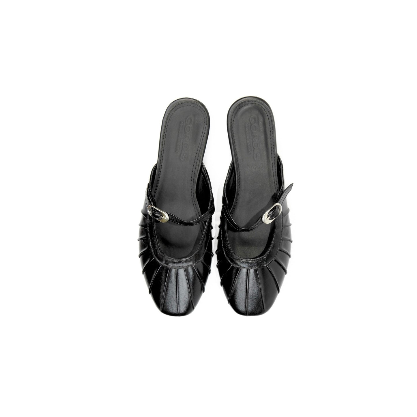 Pleated Mule - Black