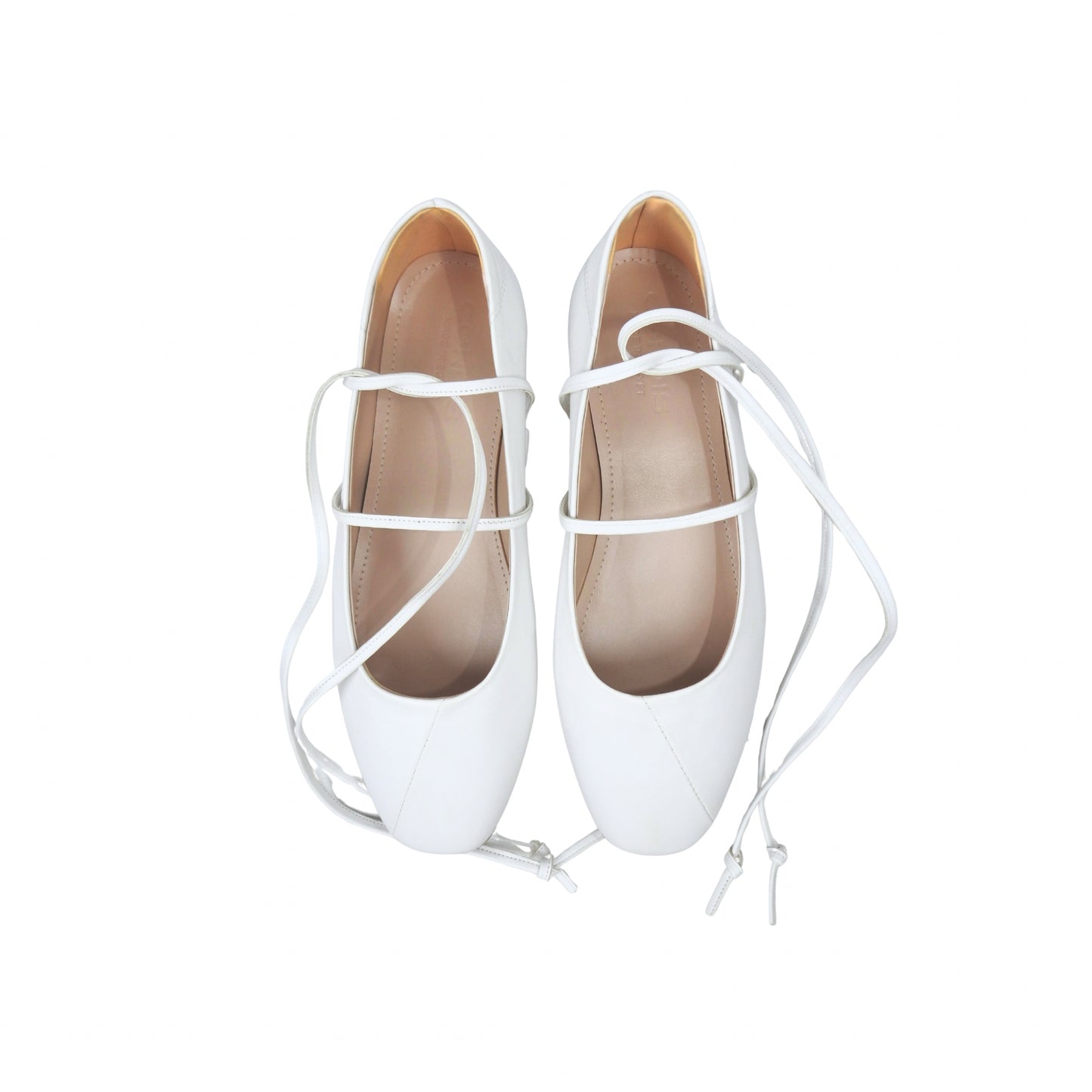 Ribbon Flats - White
