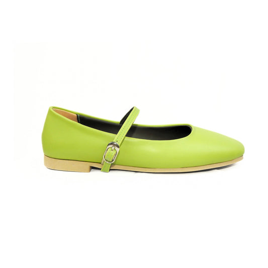 Pastel Pop Flats - Matcha