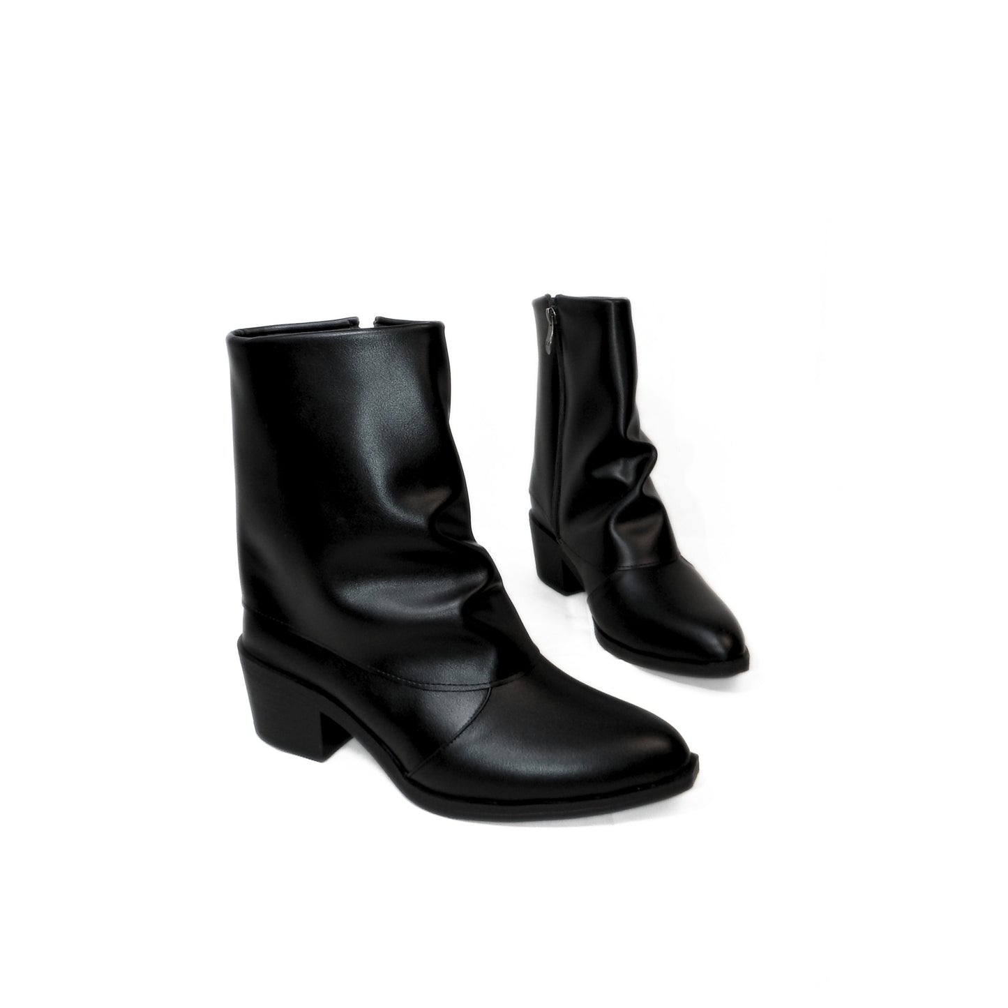 Mini Slouchy Boots - Black