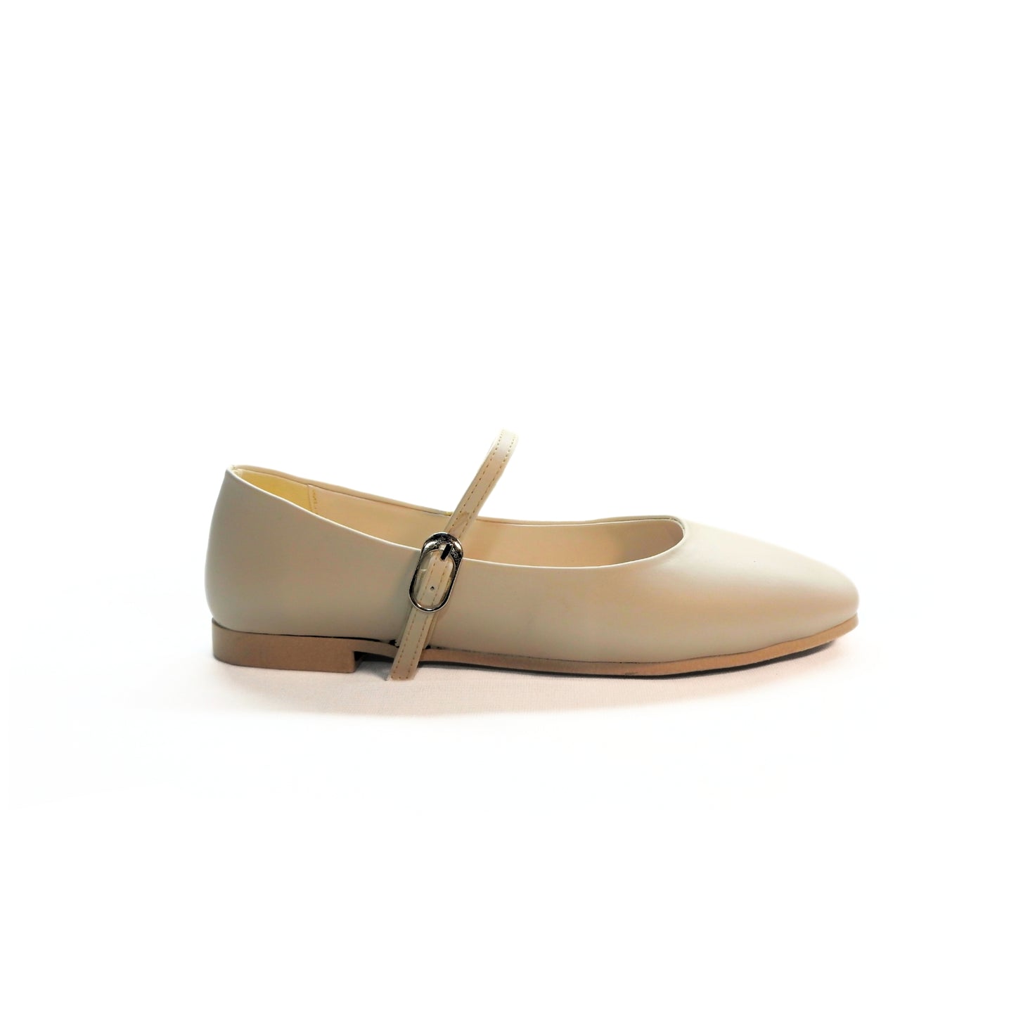 Beige Basic Flats