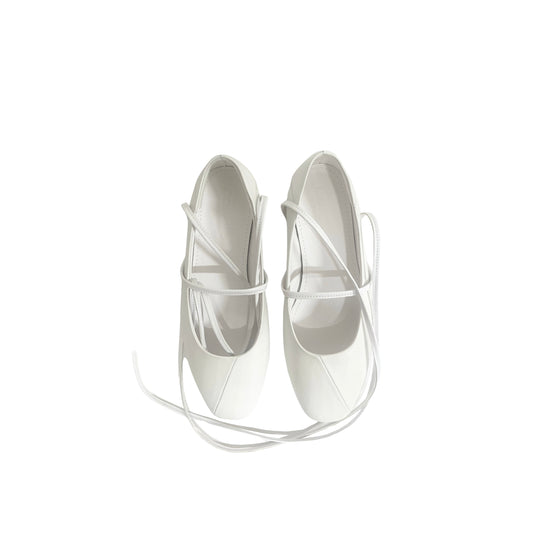 Ribbon Flats - White