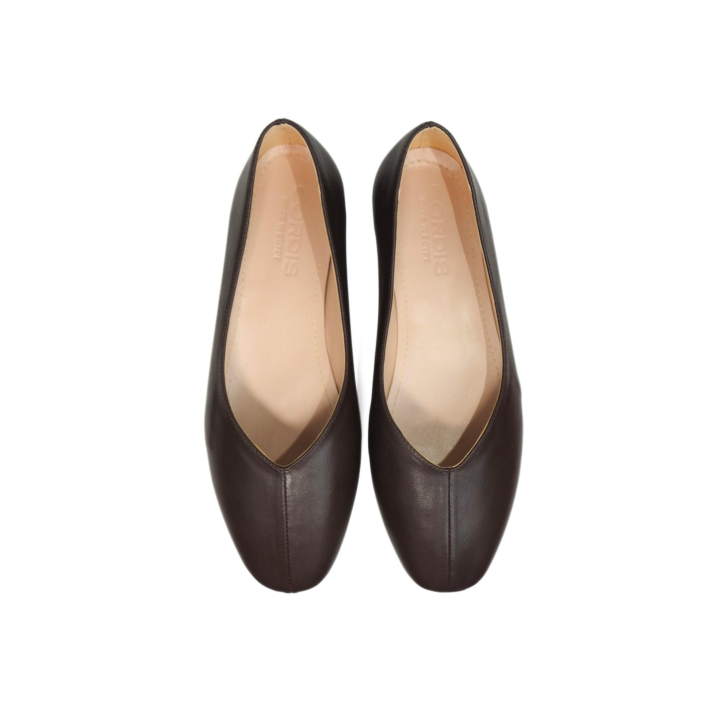 Fine Line Flats - Dark Brown