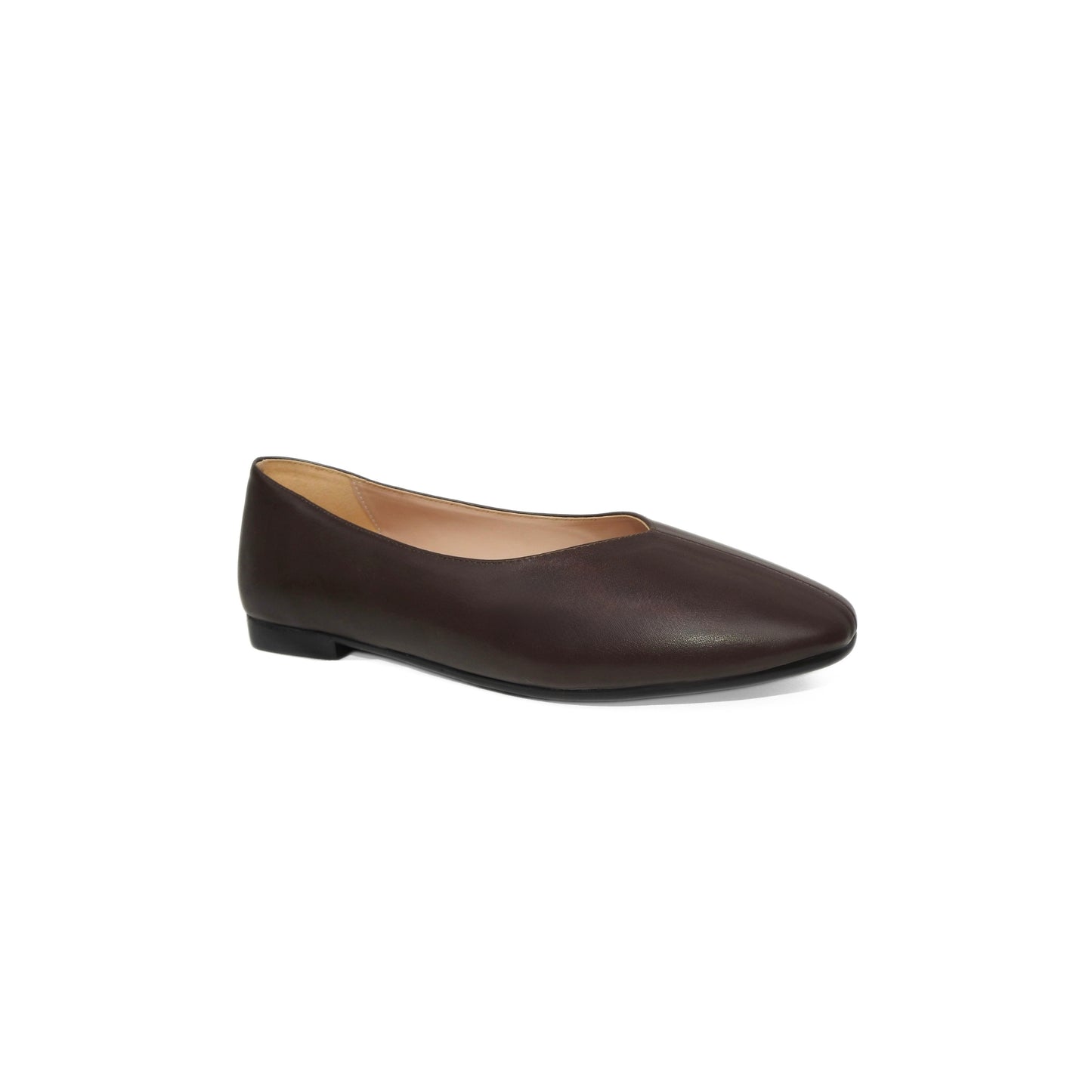 Fine Line Flats - Dark Brown