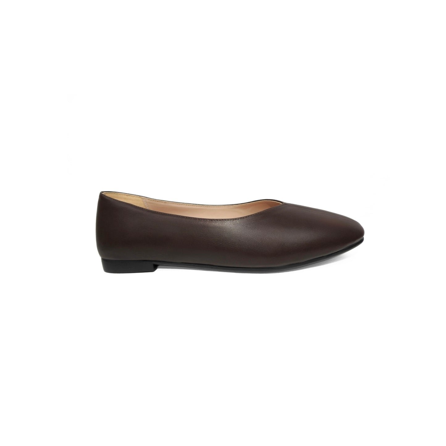 Fine Line Flats - Dark Brown