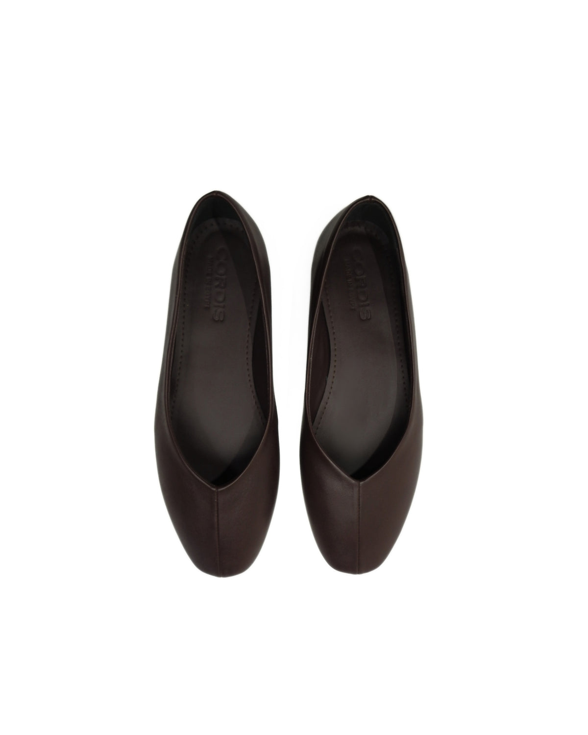 Fine Line Flats - Dark Brown