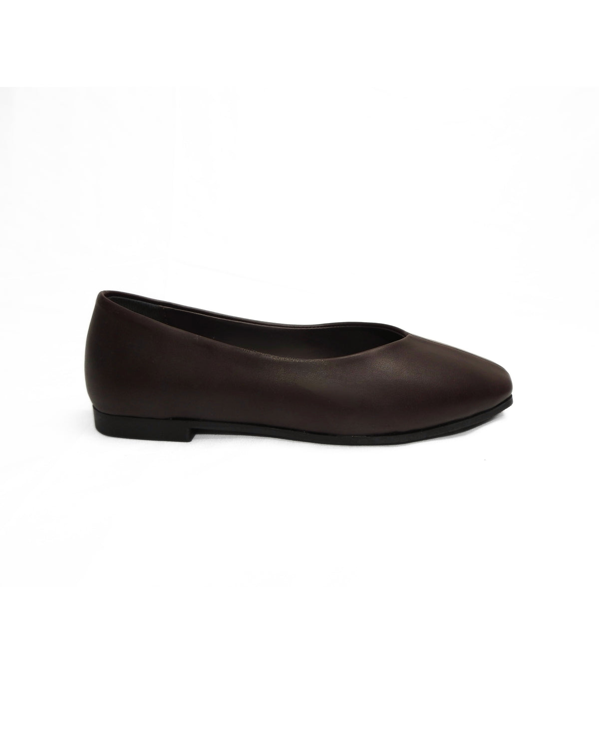 Fine Line Flats - Dark Brown