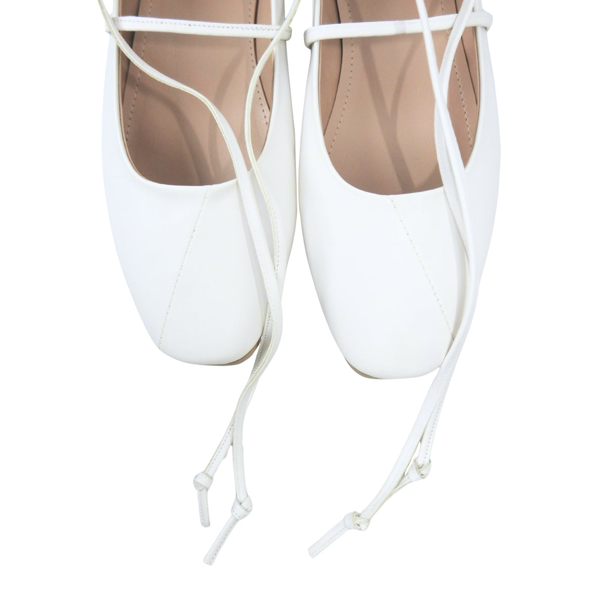 Ribbon Flats - White