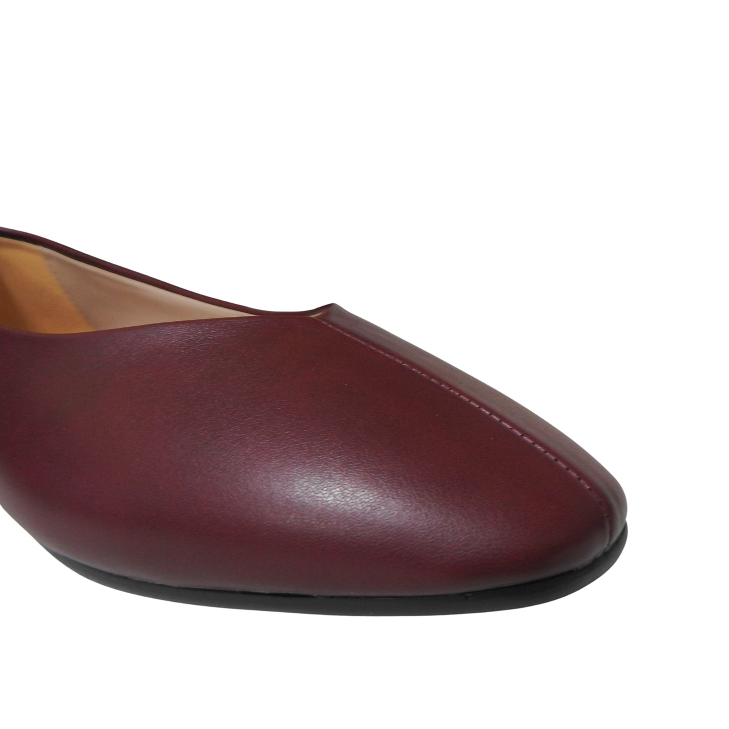 Fine Line Flats - Burgundy
